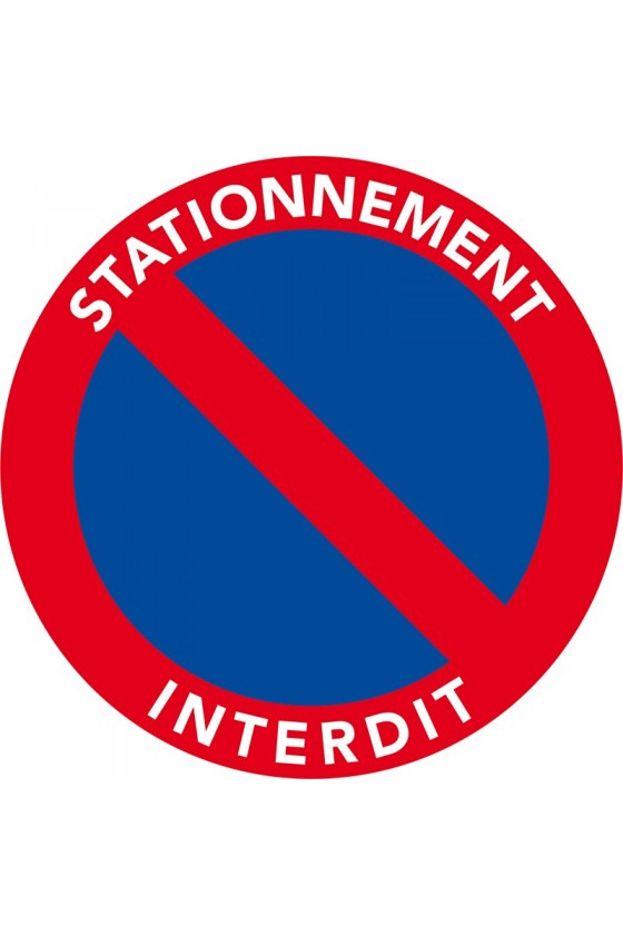 Stickers, autocollants de stationnement interdit